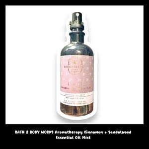 BATH & BODY WORKS Cinnamon + Sandalwood 5.3 Fluid Ounces Essential Oil Mist